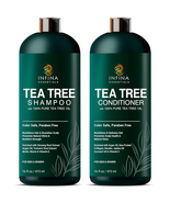 Tea Tree Oil Shampoo and Conditioner Set - Enriched with Biotin, Ginseng... - £23.98 GBP