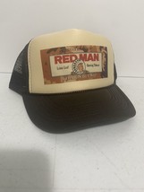 Red Man Golden Hat Chew Trucker Hat hat snapback hat Brown Tan Redman Cap - £11.60 GBP