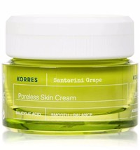 Grape Poreless Skin Gel Cream Korres Santorini 1.35 Fl Oz Oily Skin NIB RV$36 - $21.96