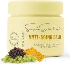 Simple Sophistication Tallow Emu Honey Balm Gentle, Natural Vitamin C Coq10 NIB - £23.08 GBP