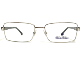 Brooks Brothers Eyeglasses Frames BB1028 1650 Black Silver Rectangular 5... - $74.28
