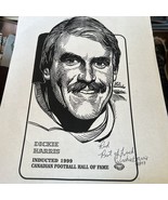 Dickie Harris Autografato U South Carolina 8X10 Cfl Calcio Montreal Als Hof - $56.00 CAD