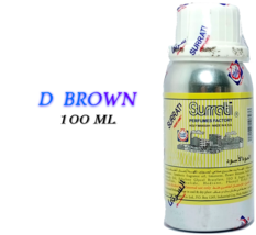 D Brown Surrati concentrated Perfume oil ,100 ml packed, Attar oil. - £33.19 GBP