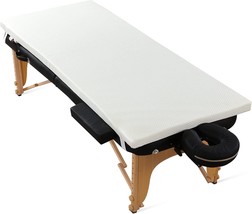 White, 73X24X2 Inch Royalay Lash Bed Topper, 2 Inch Memory Foam Massage Table - £55.44 GBP