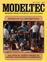 MODELTEC Magazine May 1991 Railroading Machinist Projects Small October ... - $9.89
