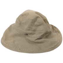 Womens Crushable Beige Sun Hat Scala Hiking Outdoor Beach Wide Brim Camping - $24.75