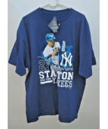 Majestic NY Yankees #27 Giancarlo Stanton Mens XXL T Shirt MLB Players C... - £17.70 GBP