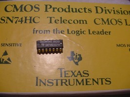 1 TI&#39;s NOS SN74HC4024N 7 bit binary Counter 14 Pin Dip - $1.29