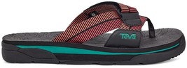 Teva Men&#39;s Revive 95 Slide Sandal, Black/Roccoco Red, Size 13 - £37.04 GBP