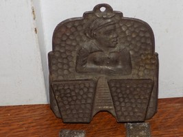 Vintage Tin Embossed Dual Match Safe African Americana - $1,384.01 MXN