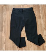 A New Day  Pull-On Black Elastic Waist Pants Women&#39;s Size 14 Straight Leg - £9.76 GBP