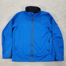 Simms Gore Wind Stopper Jacket Soft Shell Mens Sz L Fly Fishing Blue Out... - $65.34