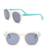 Stella McCartney Sunglasses SC0013SA 003 Cream/Blue Round Frames w/ Case... - $123.74