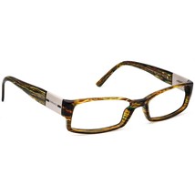Versace Eyeglasses MOD.3095 662 Striped Green Rectangular Frame Italy 53... - $149.99