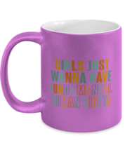 Inspirational Mugs Girls Just Want To Have Fun Color Pink-M-Mug  - £15.02 GBP