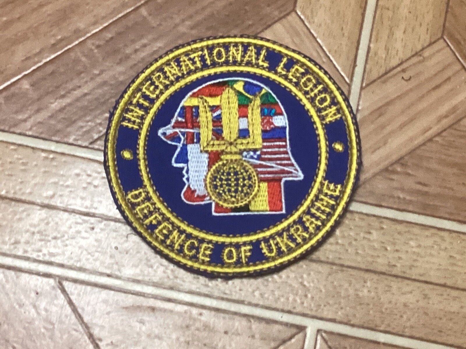 Combat patch of the Ukrainian Army. International Legion. War in Ukraine . - $10.00