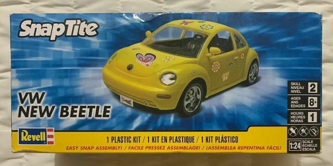Primary image for Revell 1/24 Scale Snaptite VW New Beetle Plastic Model Kit No. 85-1976