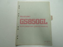 1982 Suzuki GS850GL Z Supplementare Servizio Manuale Sciolto Foglia Fabbrica OEM - £55.83 GBP