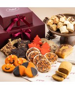 Gourmet Halloween Pumpkin Harvest Gift Basket Two Tower with Orange and Black Co - £119.86 GBP