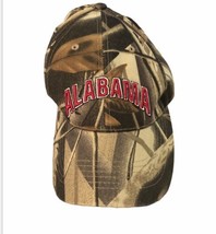 Alabama CAMO-Crimson Tide Cap Adjustable Hat Authentic Headwear Hunting Green - £10.53 GBP