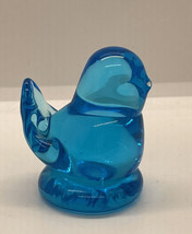 Bluebird Leo Ward Signed Dated Vintage Excellent Condition Hand Blown Glass - $14.01