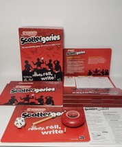 Hasbro Scrabble Scattergories Word Game With Electronic Timer 2012 Complete - $9.89