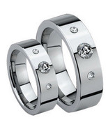 COI Jewelry Tungsten Carbide Ring - TG1002(Size:US4.5/5.5) - £23.88 GBP