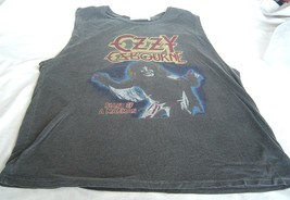 Vintage OZZY OSBOURNE -Diary Of A Madman-T-shirt Mens L Metal Concert Tee 80&#39;s - £98.54 GBP