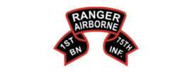 4&quot; us army 1st battalion 75th infantry airborne scroll sticker decal usa made - £21.32 GBP