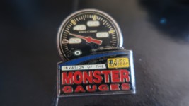 Vintage 1993 Monster Gauges Racing Pin 4 x 3.3 cm - $5.93
