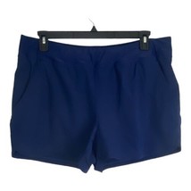 Lands End Womans Swim Shorts Size 18 Blue Pockets inside Liner 3.5&quot; Inse... - £17.83 GBP