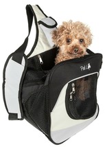 Pet Life Single Strap Over-The-Shoulder Navigation Hands Free Backpack Carrier - £35.88 GBP