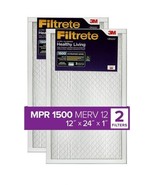 Filtrete 12x24x1 AC Furnace Air Filter MPR 1500 Healthy Living Ultra All... - $66.54 CAD