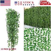 Artificial Hanging Plant 81 Feet Silk Ivy Vine Garland Fake Home Garden Decor - £16.63 GBP