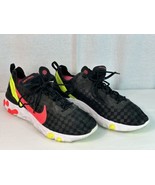 Nike React Element 55 Size 11.5 Mens Checkered Crimson Volt CJ0782-001 -... - £23.34 GBP
