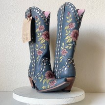 NEW Junk Gypsy Lane WILD STITCH Cowboy Floral Western Boots Embroidered Snip Toe - £252.13 GBP