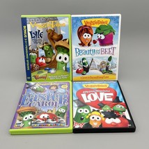 Lot of 4 DVD VeggieTales Lyle, Beauty &amp; Beet, Easter Carol, Silly Little Thing - $19.79