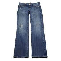 Vigoss Pants Womens 11 Blue Denim Flat Front Straight Pockets Jeans Bottoms - $28.59