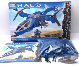 Mega Bloks Construx Halo Blue Series Falcon Model 97204 Complete w/Box - $430.51