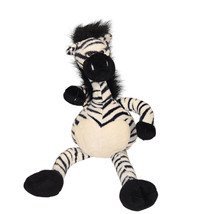 Russ Berrie Plush Zebadee Zebra Long Legs Pot Belly Stuffed Animal 24260 18&quot; - £6.12 GBP