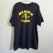 Vintage POLO Jeans 1967 Hockey League T-Shirt RALPH LAUREN Brooklyn NY B... - $80.75