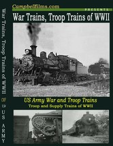 US Army War and Troop Trains of  WWII - Steam Train Railroads of WW2 - £13.98 GBP
