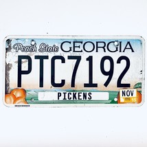 2015 United States Georgia Pickens County Passenger License Plate PTC7192 - $282.50 MXN