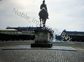 1955 Christian IX Equestrian Statue Front Copenhagen Red-Border Kodachro... - £3.87 GBP