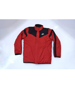 NIKE Youth XL 18-20 Vtg Reversible Jacket Red/Black Swoosh Full Zip VGC - $83.12 CAD