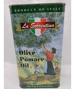 **Empty Tin** La Sorrentina Olive Pomace Oil Tin 5 7/8&quot; X 3 1/2&quot; X 10 1/4&quot; - $44.55