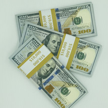  Realistic Prop Money 25 Pcs $100 Double Sided Full Print Realistic looks Real - £13.54 GBP