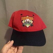 Cooperstown Baseball Hat Red MLB Dreams Park Adjustable Strap Hat Cap - £12.45 GBP