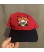 Cooperstown Baseball Hat Red MLB Dreams Park Adjustable Strap Hat Cap - £12.24 GBP