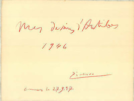 Pablo Picasso Mes Dessins D&#39;antibes (Cover Only), 1958 - £197.22 GBP